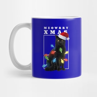 Funny Christmas cat Meowrry Xmas Mug